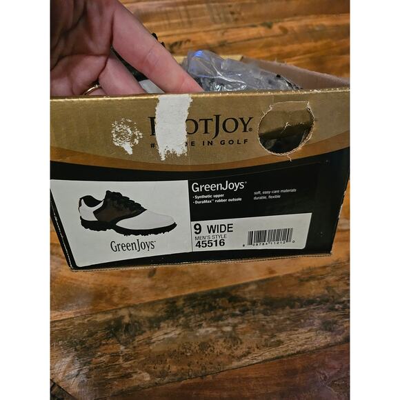 NIB Footjoy Mens Size 9 Wide Greenjoys main image 6